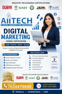 BEST DIGITAL MARKETING COURSE AT AIITECH